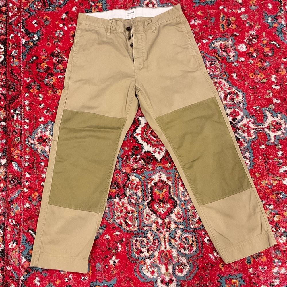 Todd Snyder Khaki and Olive Chino Pants